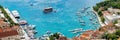 Panoramic view of Hvar Island Royalty Free Stock Photo