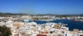 Panoramic view of Ibiza town