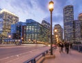 Panoramic view of the iconic architecture of Boston in Massachusetts, USA 