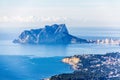 Panoramic view of Ifach Rock Natural Park
