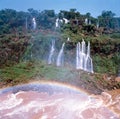 view at Iguazu Falls, one of the New Seven Wonders of Nature, Brazil