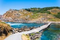 Views of the beach of Illas Cies de Vigo Royalty Free Stock Photo