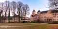 Paanoramic view of Imperial Castle in Poznan, Poland Royalty Free Stock Photo