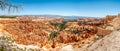 Panoramic view from Inspiration point - Bryce Canyon Royalty Free Stock Photo