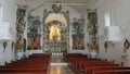 Panoramic view of the interior of the Igreja Matriz Nossa Senhora da Imaculada ConceiÃÂ§ÃÂ£o