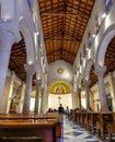 Panoramic view of Interiors of church of Saint Joseph in Nazareth