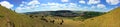 Panoramic view of the Ipf, Celtic castle Royalty Free Stock Photo