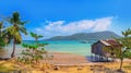 Panoramic view from the island Koh Rong Samloem