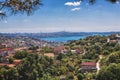 Panoramic view of Istanbul and Bosphorus from Beykoz district Royalty Free Stock Photo