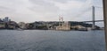 panoramic view of istanbul, Ortakoy mosque and seaside view, istanbul natural wealth Royalty Free Stock Photo