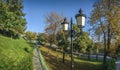 Istambul Park in Odessa, Ukraine at fall