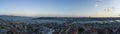 Panoramic view of the Istanbul skyline from above the Galata Tower. Turkey