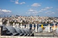 Panoramic view of Istanbul, Turkey from Suleymaniye mosque