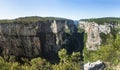 Panoramic view of Itaimbezinho Canyon at Aparados da Serra National Park - Cambara do Sul, Rio Grande do Sul, Brazil Royalty Free Stock Photo