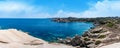 Panoramic view of Italian coast, Sardinia Royalty Free Stock Photo