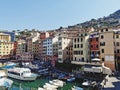 Panoramic view of am Italian costline fishing village