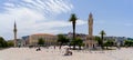 Panoramic view Izmir Clock Tower is a historic clock tower located at the Konak Square