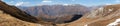 Panoramic view from Jang La pass to Lower Dolpo area