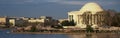 Panoramic view of Jefferson Memorial Royalty Free Stock Photo
