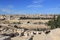 Panoramic View of Jerusalem and Temple Mount Royalty Free Stock Photo