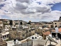 A Panoramic view of Jerusalem from the Walls Royalty Free Stock Photo