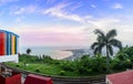 Panoramic View of Kailasagiri Hill overlooking Vizag City and th Royalty Free Stock Photo