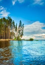 Kama river side. Royalty Free Stock Photo