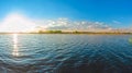 Panoramic view of the Kamenka river