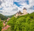 Panoramic view of Karlstein Castle