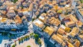 Panoramic view of Kerkyra, capital of Corfu island Royalty Free Stock Photo