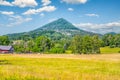 Panoramic view of Klic Mountain Royalty Free Stock Photo