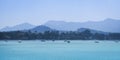 Koh samui island blue panorama thailand Royalty Free Stock Photo