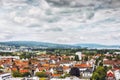 Panoramic view of Konstanz city from munster.Baden-wuerttemberg region.Germany Royalty Free Stock Photo