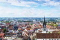 Panoramic view of Konstanz city from munster.Baden-wuerttemberg region.Germany Royalty Free Stock Photo