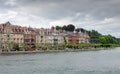 Panoramic view of Konstanz (Constance) on Bodensee Lake Royalty Free Stock Photo