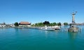 Panoramic view of Konstanz old town and port, Germany Royalty Free Stock Photo