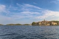 Panoramic view of the Korcula town, Korcula island, Dalmatia, Croatia