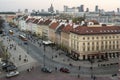 A panoramic view of Krakowskie PrzedmieÃâºcie street in Warsaw