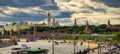 The panoramic view of Kremlin fron river Moscow.