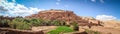 Panoramic view of Ksar Ait Benhaddou. Ouarzazate, Morocco.