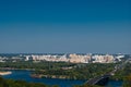 Panoramic view of Kyiv residential district