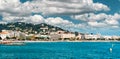 Panoramic view of the La Croisette.