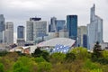 Panoramic view of la Defense outside of Paris