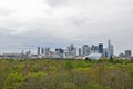 Panoramic view of la Defense outside of Paris