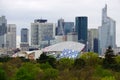 Panoramic view of la Defense outside of Paris