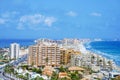 Panoramic view of La Manga del Mar Menor, Spain