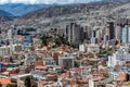 Panoramic view of La Paz, Bolivia