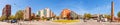 Panoramic view of La Salut district of Badalona. Catalonia