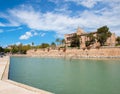 Panoramic view of La Seu, the gothic medieval cathedral of Palma de Mallorca