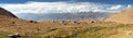Panoramic view from Ladakh Range Royalty Free Stock Photo